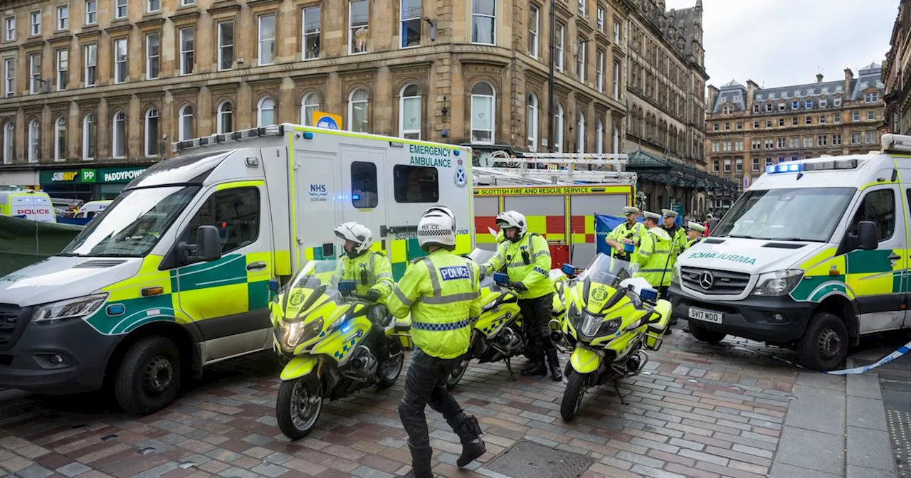 Taxi driver charged after Glasgow 'crash with four pedestrians' outside central station