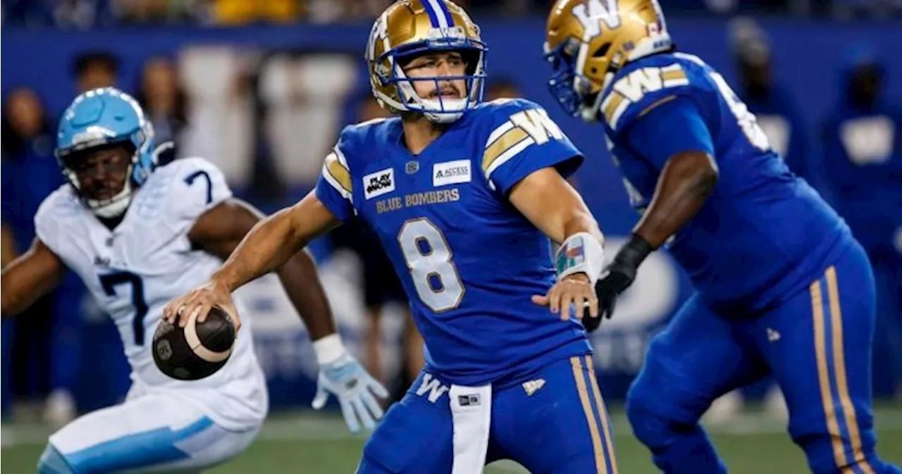 Blue Bombers can clinch first in West with win or tie against Alouettes