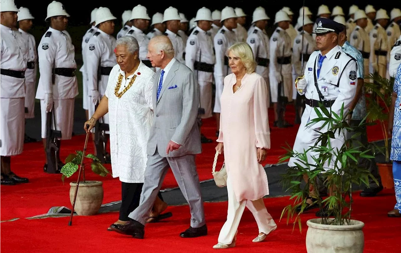 King Charles, Queen Camilla arrive in Samoa for Commonwealth summit