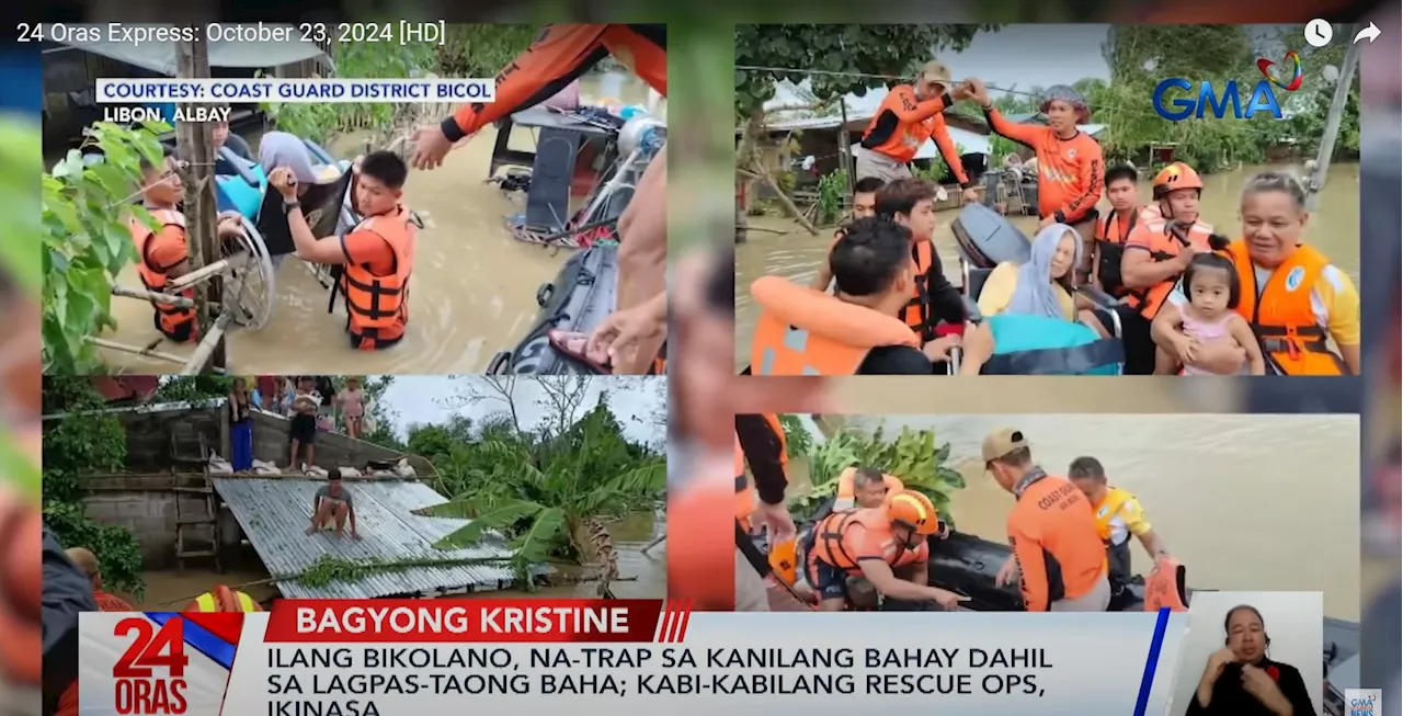 Kristine causes massive floods, landslides in Bicol