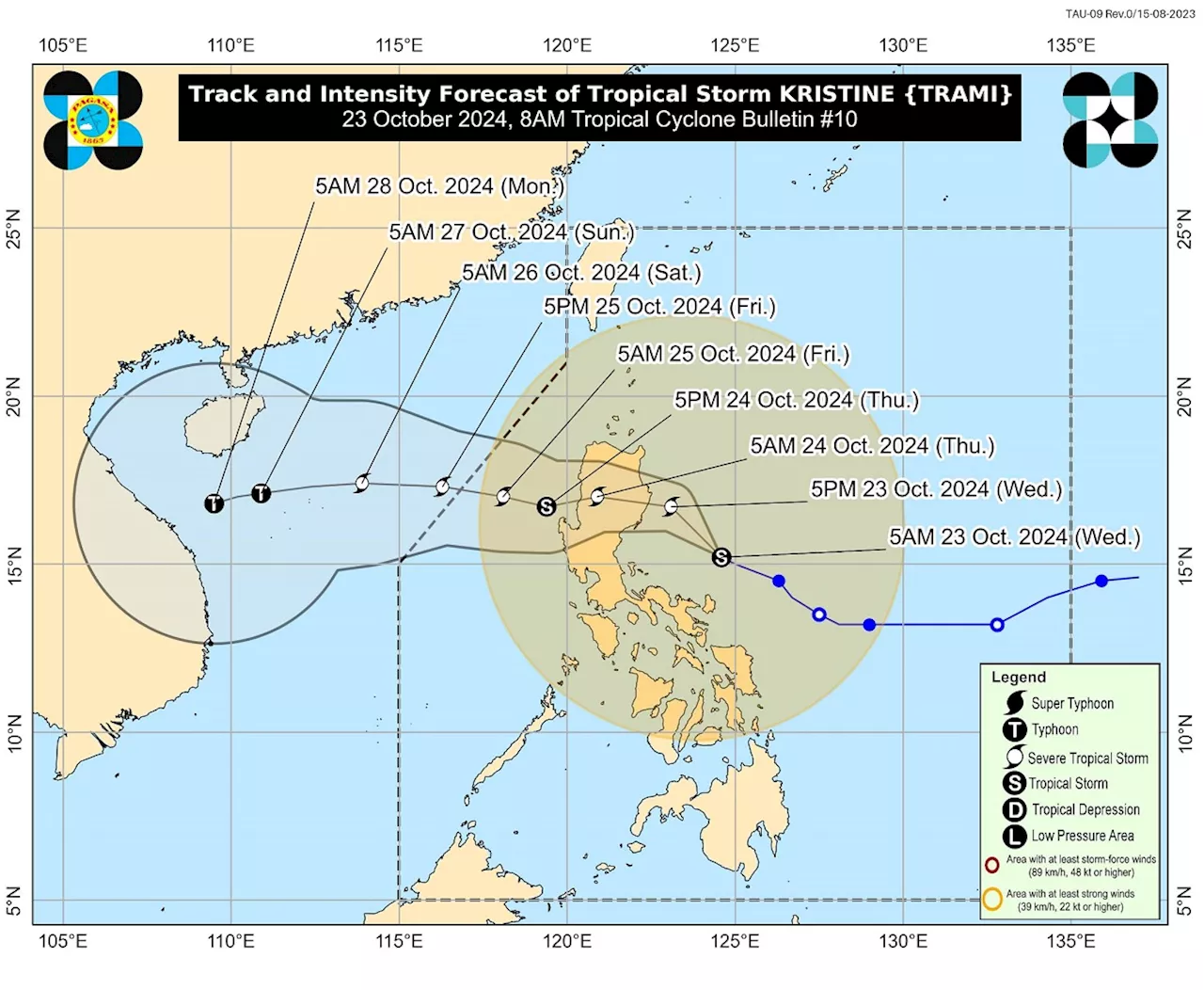 Signal No. 2 up over 26 Luzon areas as Kristine maintains strength —PAGASA