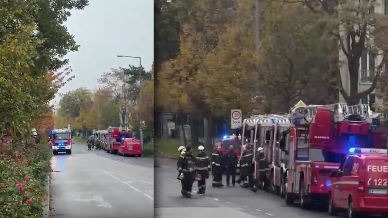 'Bereich meiden!' Feuer in Wohnheim, Straße gesperrt