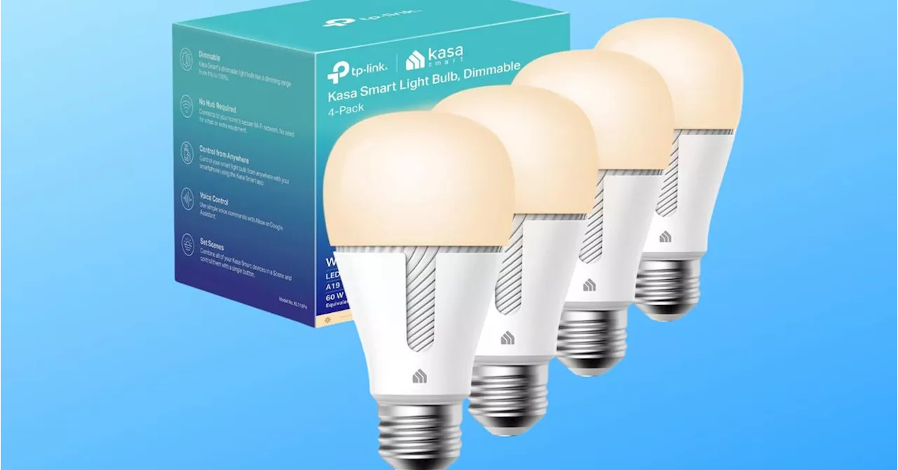 These Smart Light Bulbs Offer 'Effortless' Home Automation — And They're 42% Off Now On Amazon