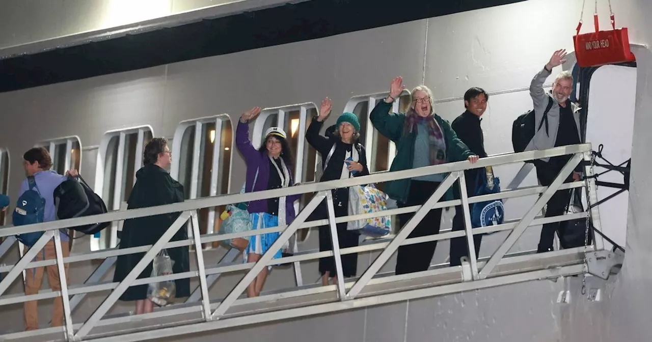 Cruise ship stranded in Belfast for months named 'SS Clusterf**k' by passengers