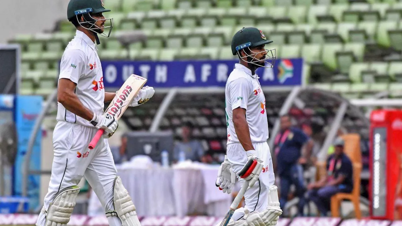 BAN vs SA 1st Test Day 3: इंद्रदेव ने खिलाड़‍ियों को एक्‍शन के लिए तरसाया, तीसरे दिन स्‍टंप्‍स तक बांग्‍लादेश के पास 81 रन की बढ़त