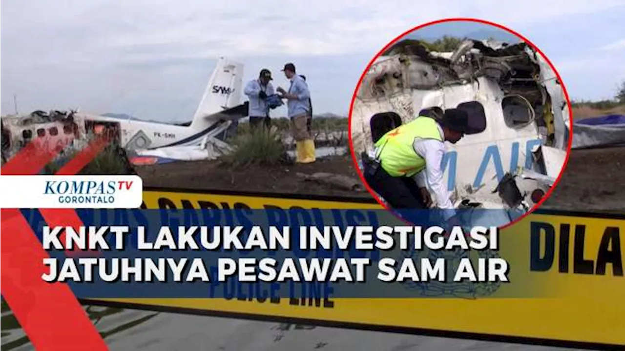 KNKT Lakukan Investigasi Bangkai Pesawat di Lokasi Jatuhnya Pesawat Sam Air