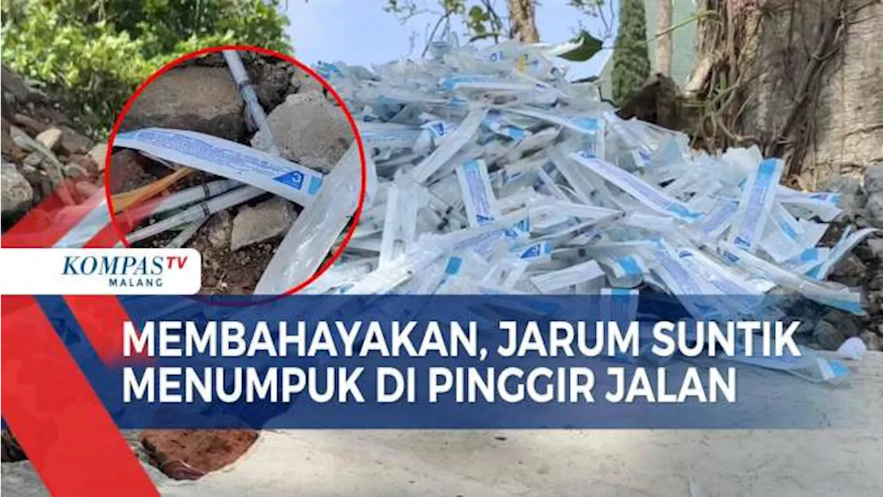 Limbah Medis Dibuang di Pinggir Jalan Resahkan Warga