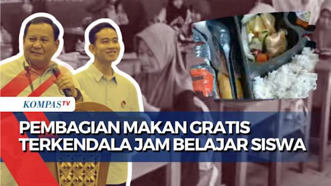 Pembagian 'Makan Siang Gratis' Andalan Prabowo-Gibran di SDN Karawang Terkendala Jam Belajar Siswa