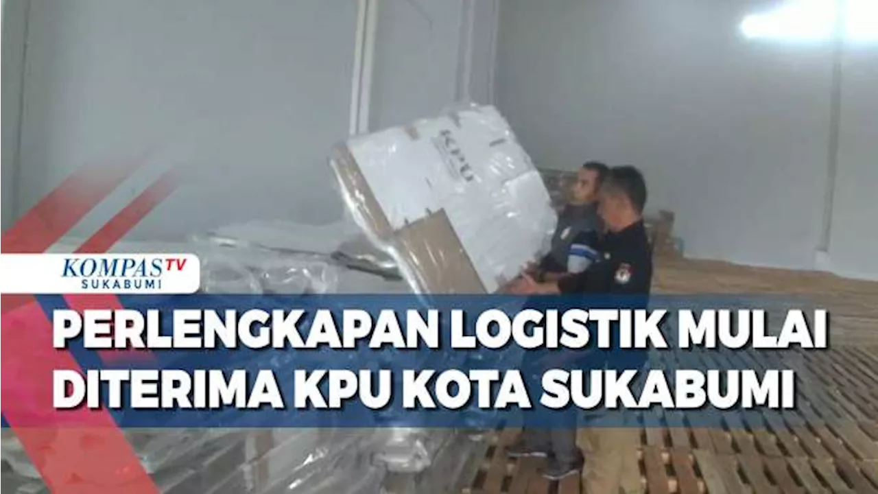 Perlengkapan Logistik Mulai Diterima KPU Kota Sukabumi