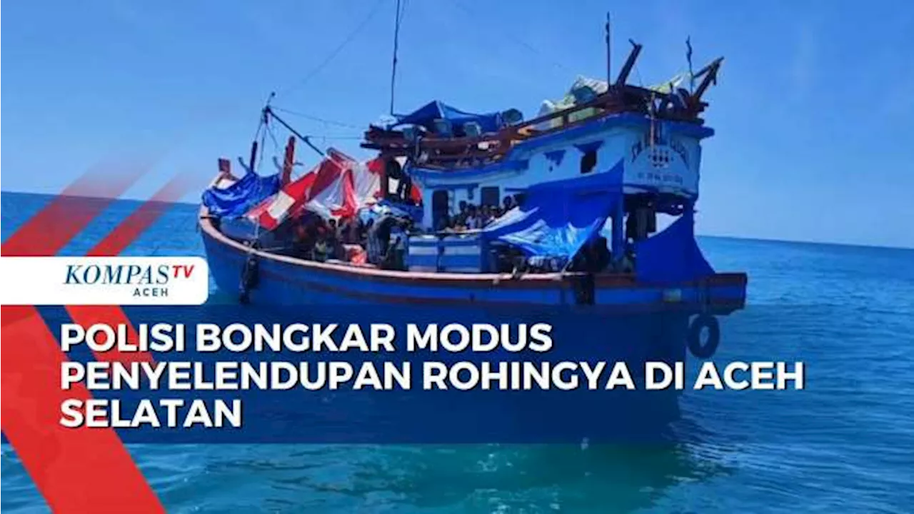 Polisi Bongkar Modus Penyelundupan Rohingya di Aceh Selatan