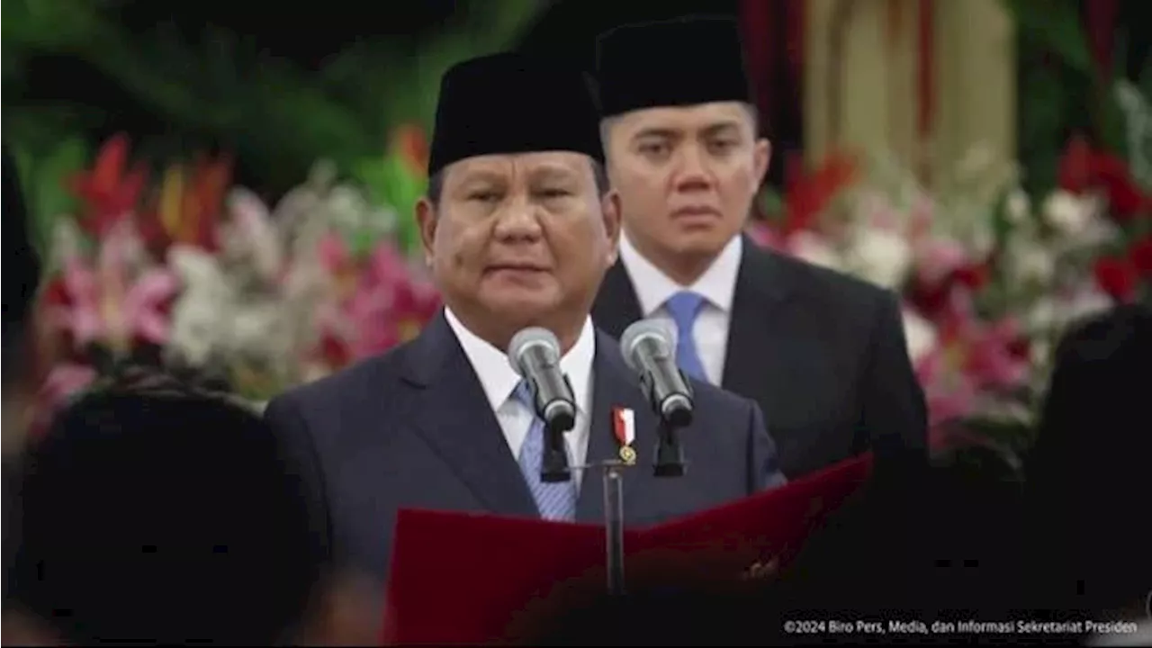 Prabowo Gelar Sidang Kabinet Paripurna Perdana, Temanya Bersama Indonesia Maju Menuju Indonesia Emas