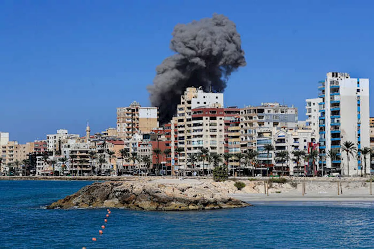 Israeli strikes pound Lebanese coastal city after residents evacuate