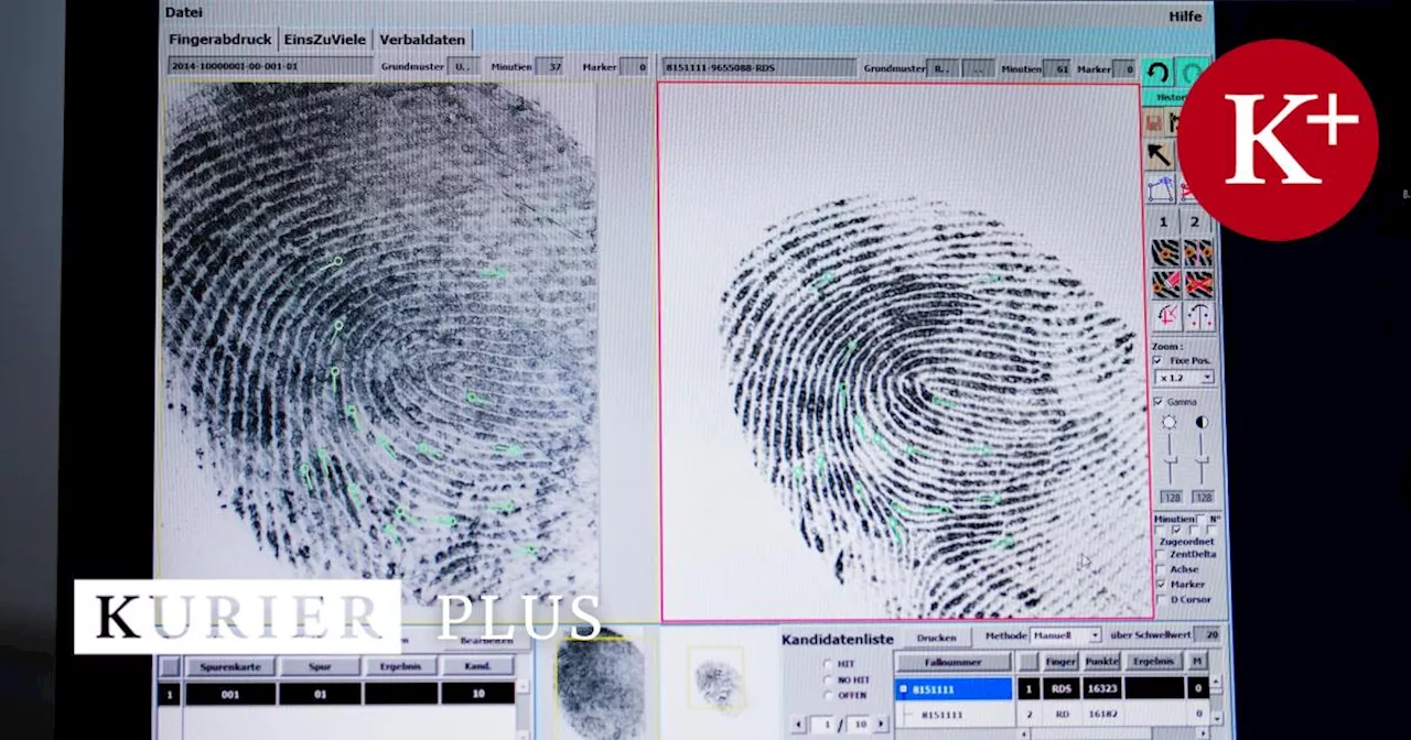 Schlimme Finger: Wie Ermittler Fingerabdrücke zur Verbrecherjagd nutzen
