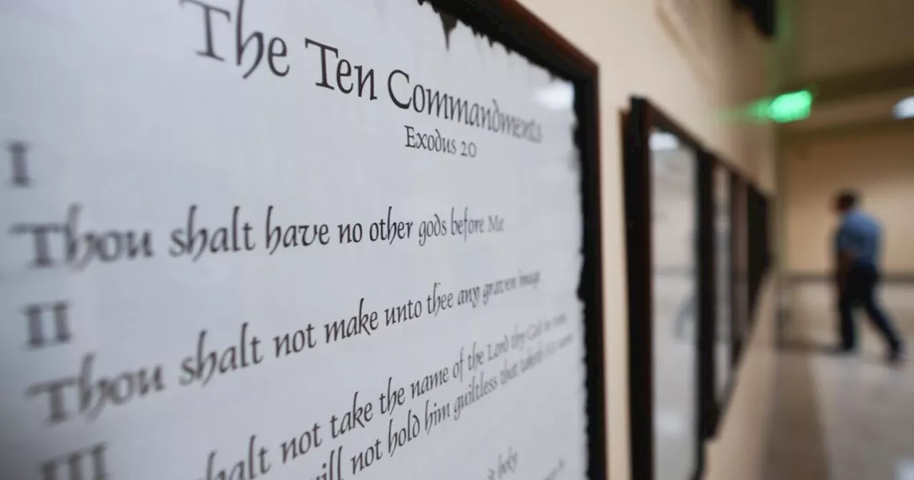 Louisiana's 2020 Teacher of the Year sues to block state's Ten Commandments law