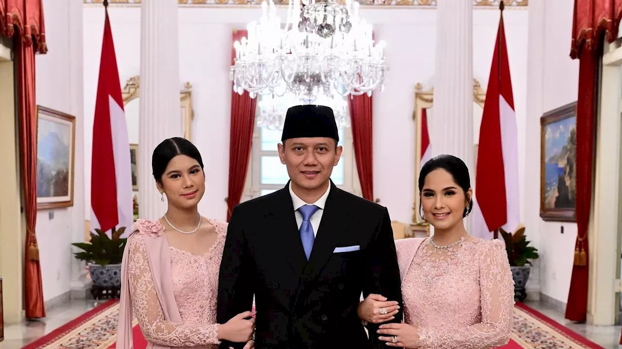 6 Potret Annisa Pohan Dampingi AHY di Pelantikan Kabinet Merah Putih Prabowo, Sempat Selfie Bareng Anak