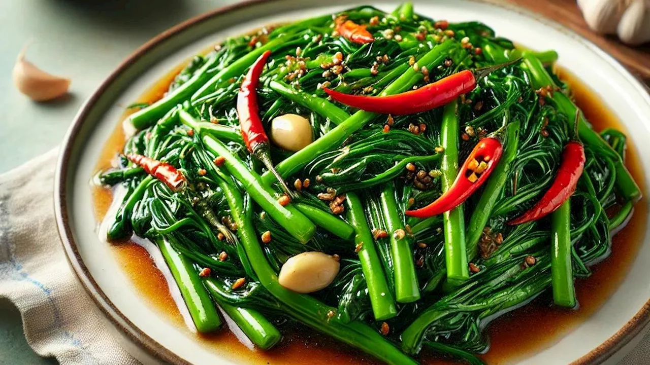 6 Resep Tumis Kangkung Rumahan yang Sederhana, Enak dan Gurih