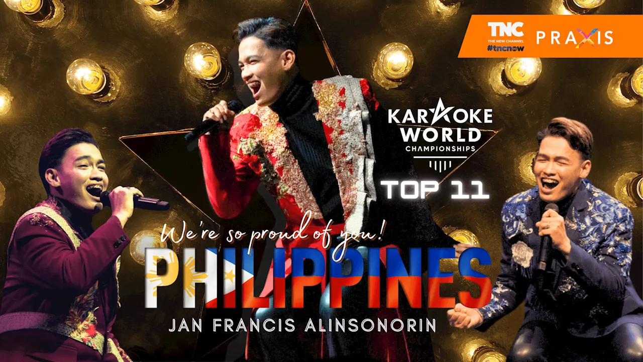 Philippines pride Jan Francis Alinsonorin shines at Karaoke World Championships 2024 World Finals in Finland