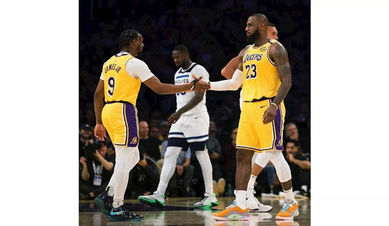 LeBron dan Bronny James Cetak Sejarah NBA