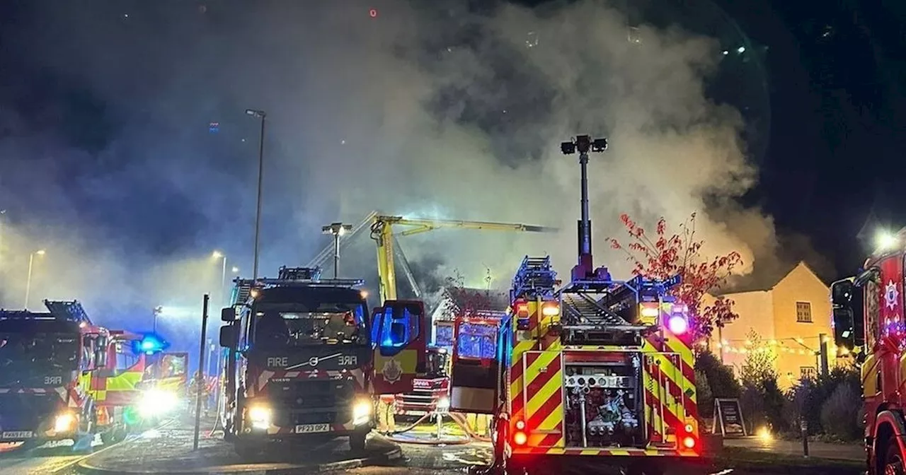 Fire crews tackling huge blaze at 400 year-old thatched Cheshire pub