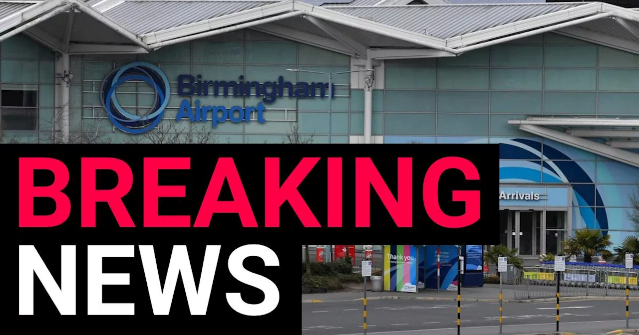 All flights grounded at Birmingham Airport after police incident