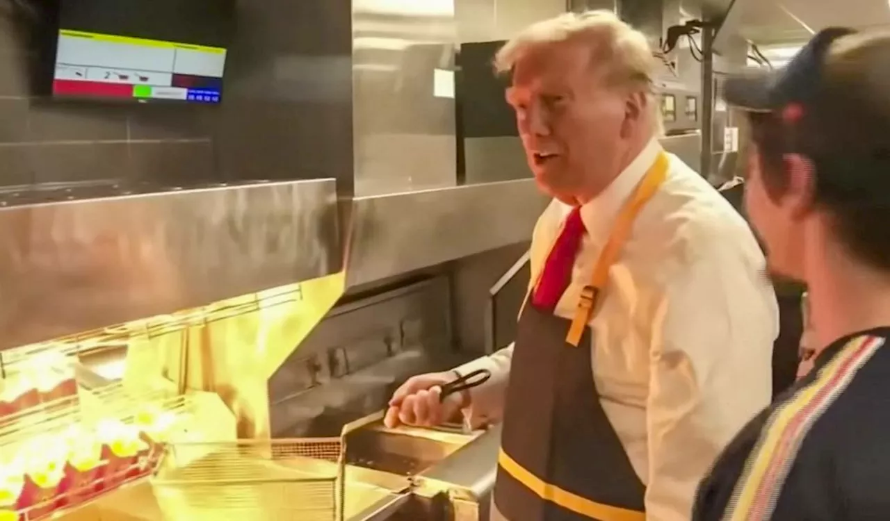 „Selbstbräuner auf den Fritten”: Trump macht Wahlkampf bei McDonald’s