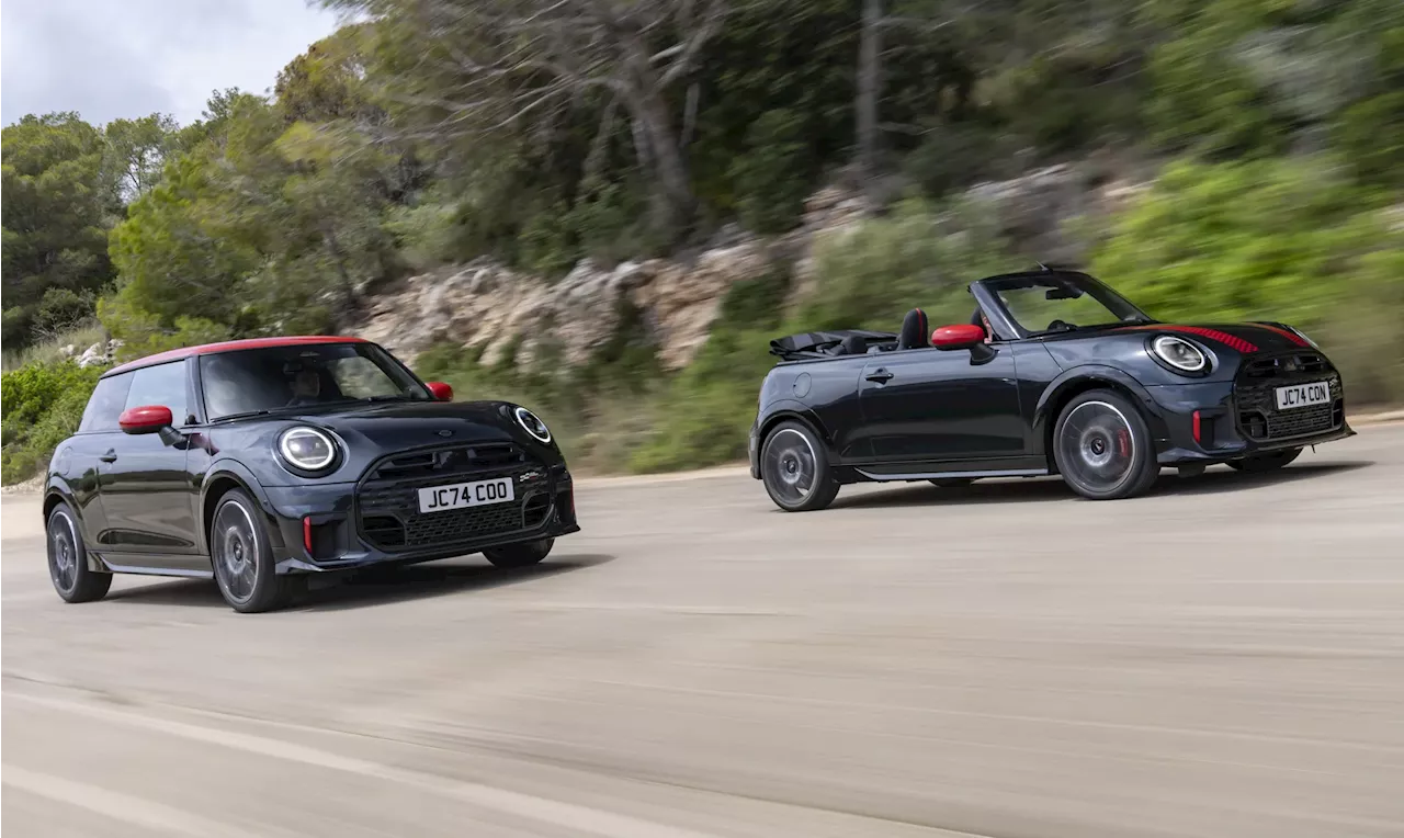 Gas-powered 2025 Mini John Cooper Works hatch, convertible revealed