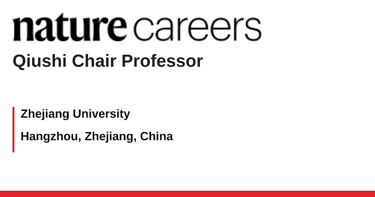 Hangzhou, Zhejiang, China job with Zhejiang University