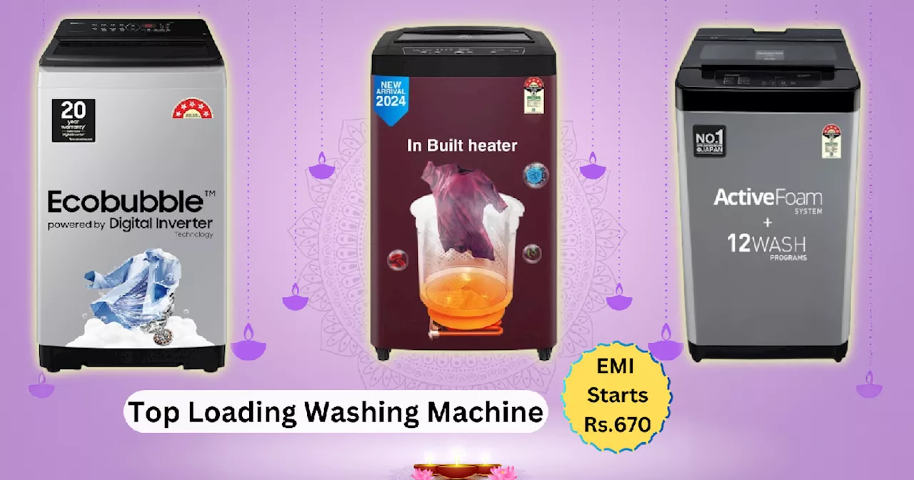 तड़ातड़ ऑर्डर हो रही हैं ये Top Load Washing Machine, 50% से अधिक की छूट देकर Amazon Diwali Sale ने मचाया तहलका