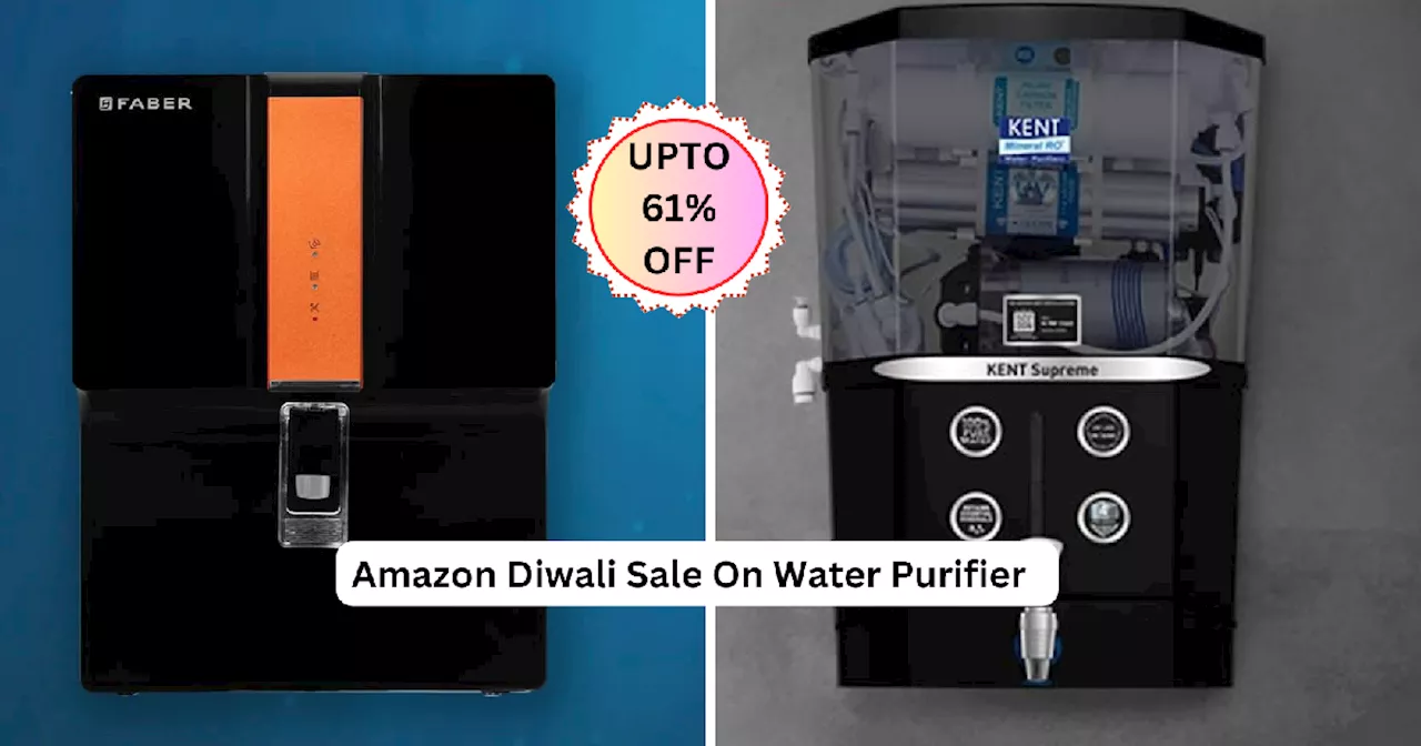 मात्र 5790 रुपये में मिलेगा Water Purifier, गंदा पानी साफ करने में मदद करेगी Amazon Diwali Sale की सस्ती डील