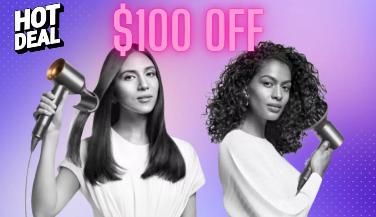 Dyson slashed $100 off the Supersonic hair dryer, plus you’ll get 2 free gifts