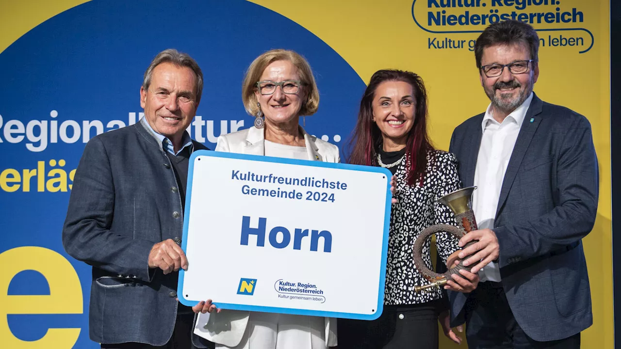 Horn ist die kulturfreundlichste Gemeinde im Bezirk