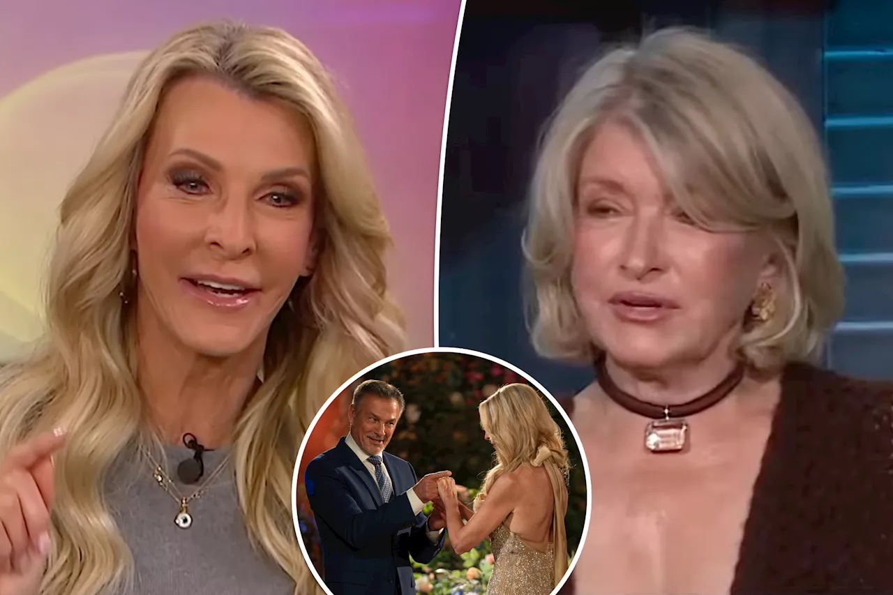 'Golden Bachelorette' star Joan Vassos claps back at Martha Stewart for snide remarks: 'What's wrong with you?'