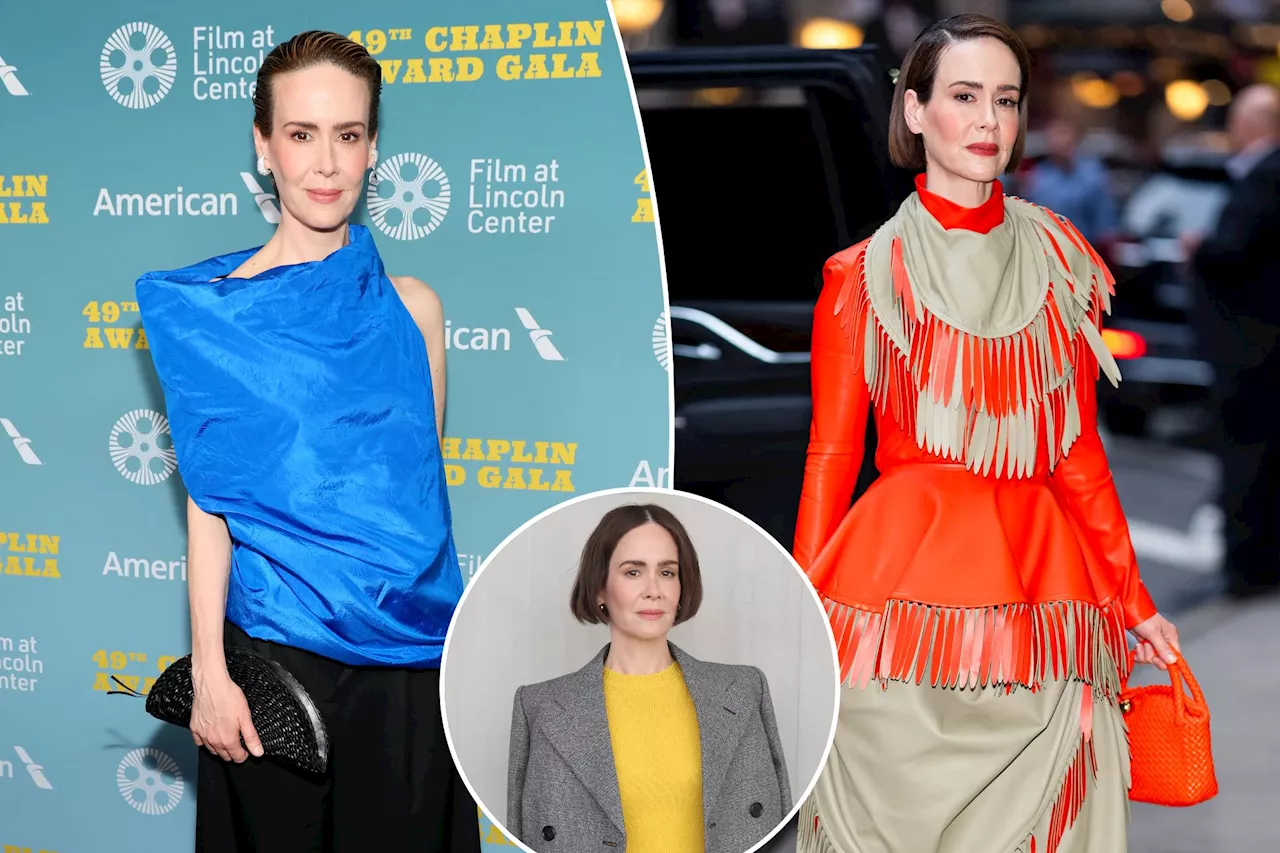 Sarah Paulson's effortless elegance — from Prada to pops of color