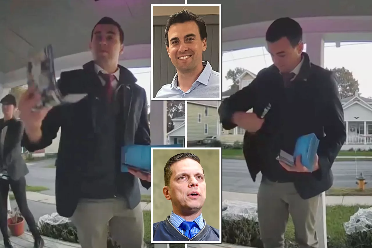 Upstate NY Assembly candidate caught-on-camera snatching rival's flyer from mailbox: 'Bad, bad bad'