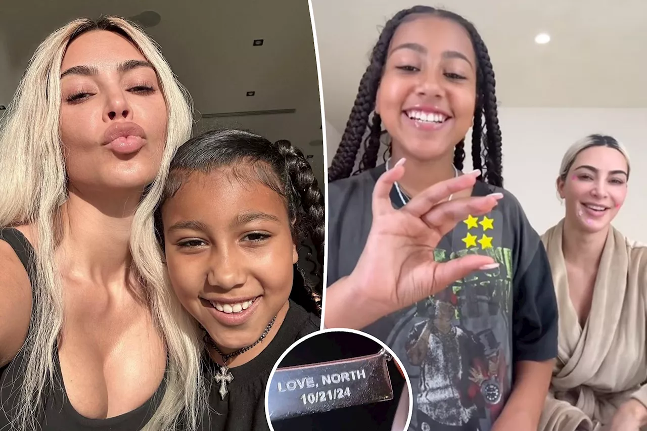 Kim Kardashian's questionably engraved necklace from daughter North West likely cost a whopping $20K