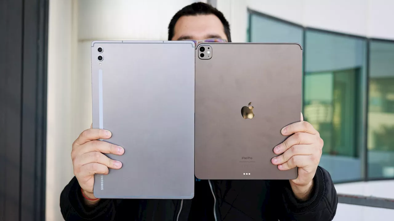 Samsung Galaxy Tab S10 Ultra vs Apple iPad Pro M4: door-sized AI machines