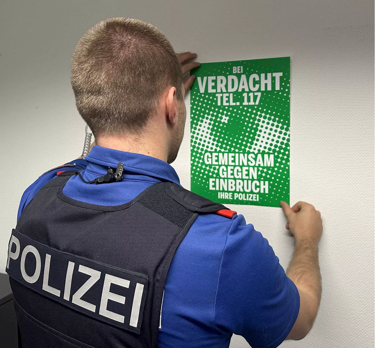 Zentralschweizer Polizeikorps: „Bei Verdacht Tel. 117 – Gemeinsam gegen Einbruch“