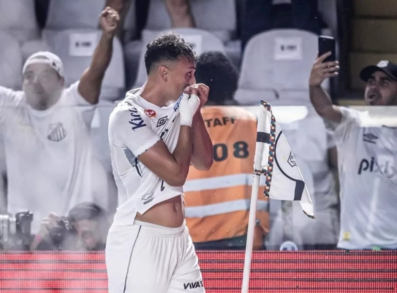 Santos faz gol cedo e conta com Brazão para segurar vitória contra Ceará