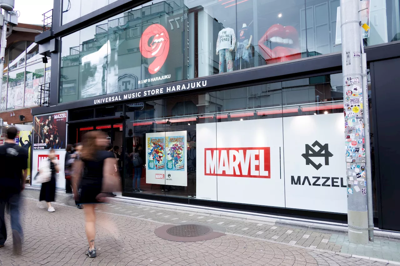 UNIVERSAL MUSIC STORE HARAJUKU一周年 MARVEL＆MAZZEL POP UP STORE 10月24日（木）〜 11月3日（日）開催！