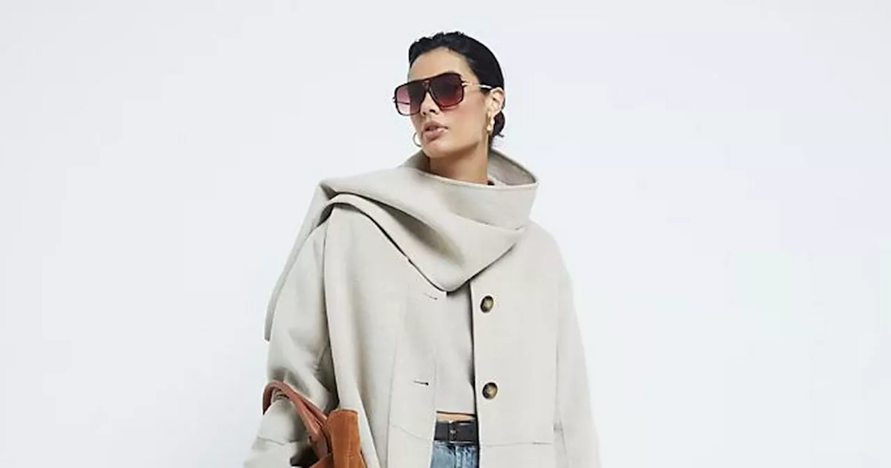 River Island shoppers obsessed with unique scarf coat - it's perfect for winter