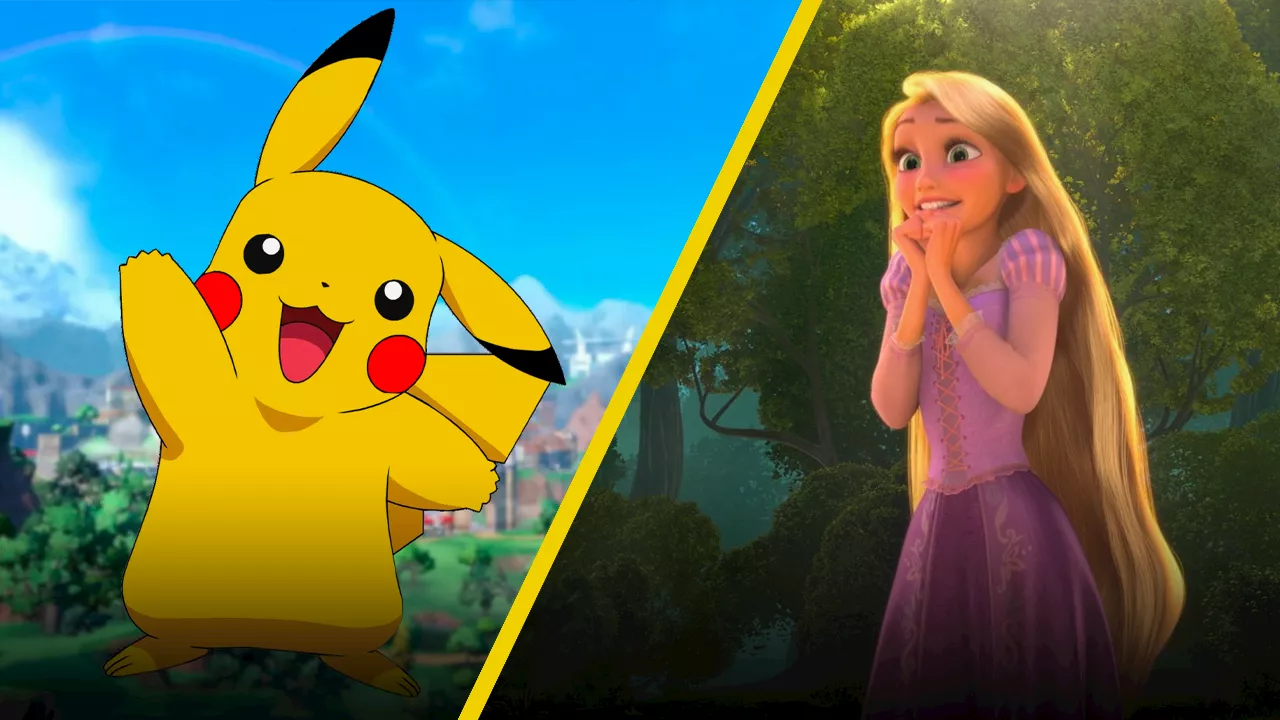 Así se verían Pikachu, Squirte y otros Pokémon acompañando a las princesas Disney