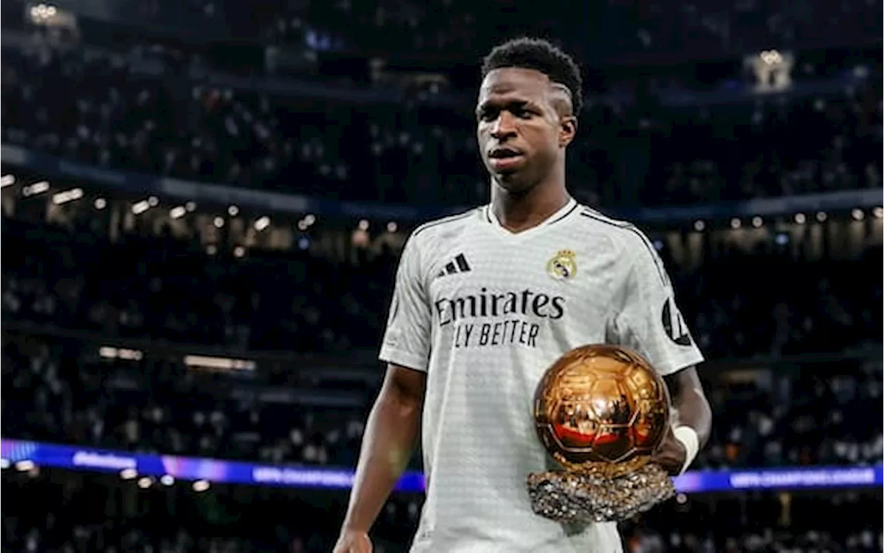 Real Madrid, tutto l'oro (come il pallone) di Vinicius Jr