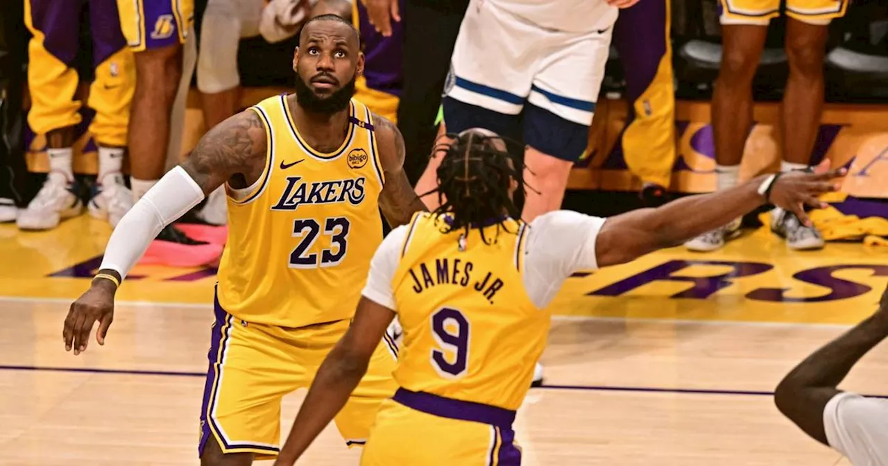 NBA: LeBron & Bronny James schreiben Geschichte