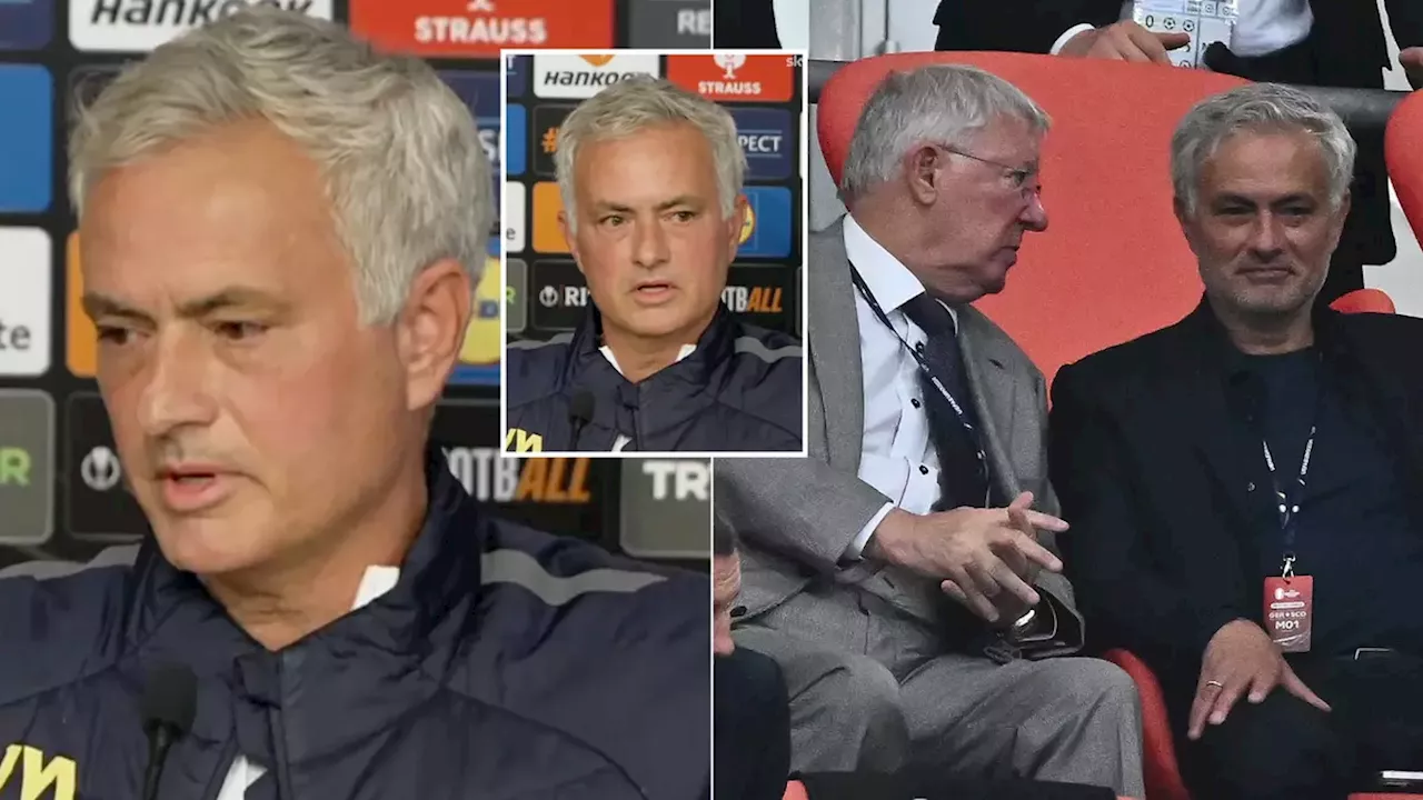 Jose Mourinho breaks silence on Man Utd brutally axing Sir Alex Ferguson's contract