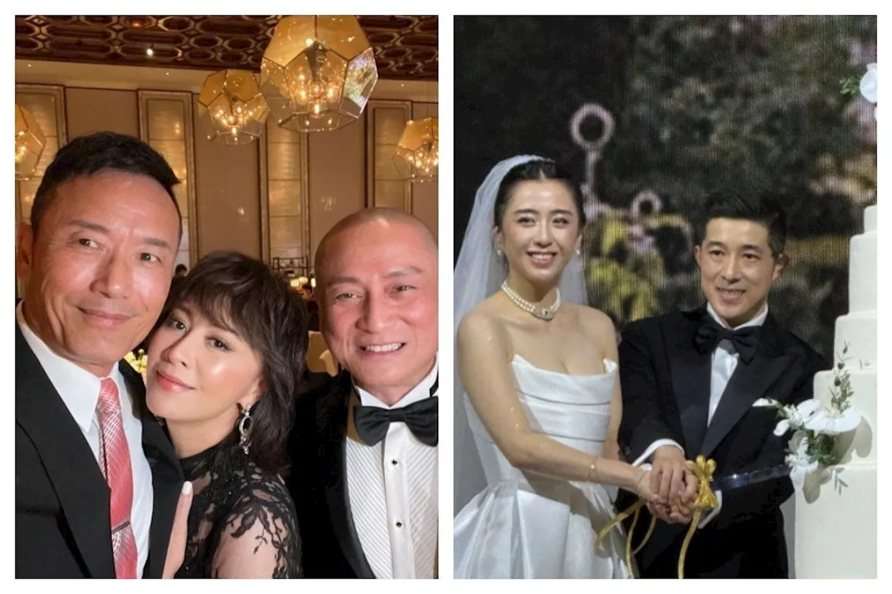 HK actor Kent Tong's daughter marries; Carina Lau, Michael Miu & more in attendance