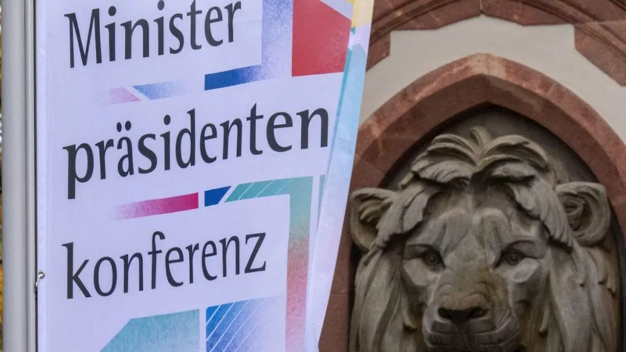 Ministerpräsidentenkonferenz: Ministerpräsidenten beraten zu Migration und Rundfunk