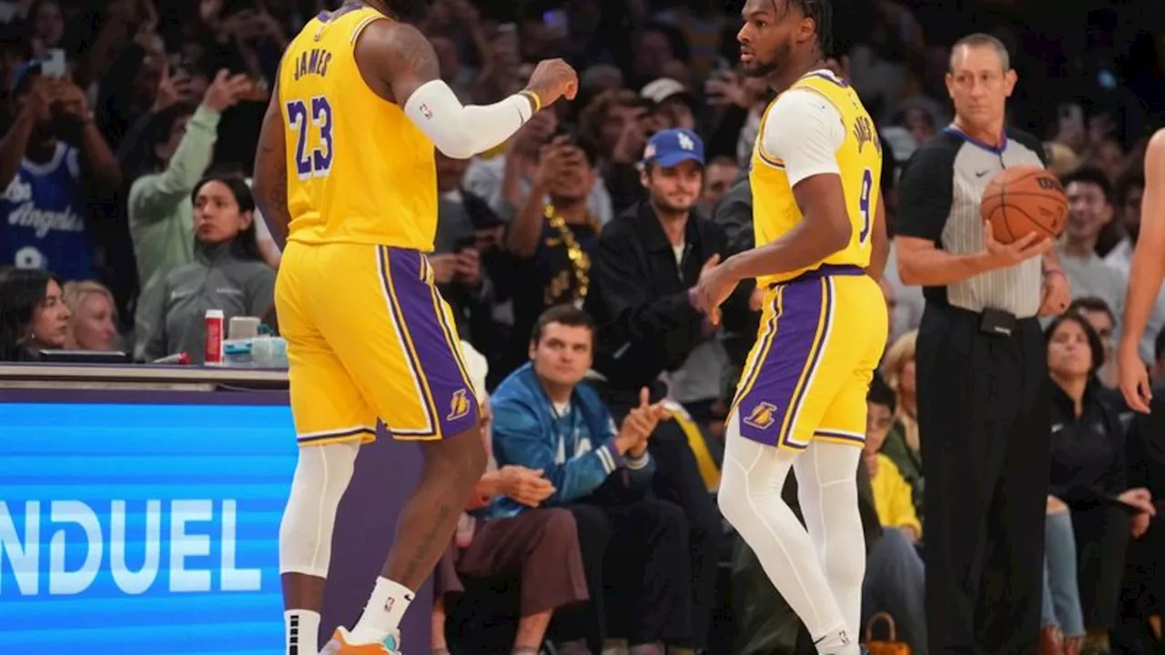 NBA: LeBron James und Sohn Bronny schreiben NBA-Geschichte