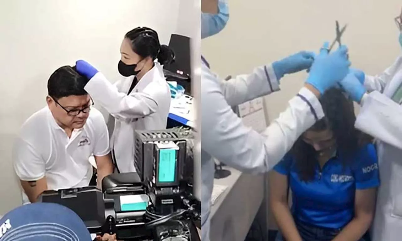 Nograles, Duterte undergo hair follicle drug test on same day