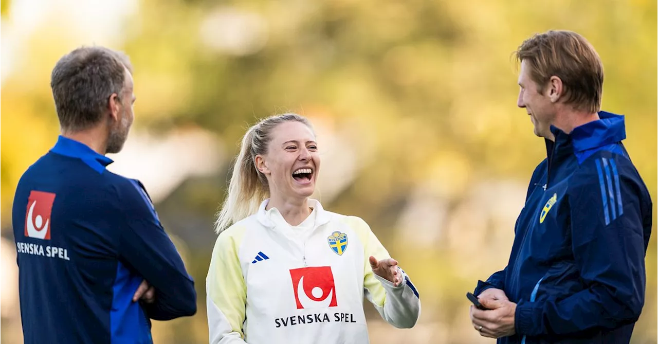 Fotboll: Rebecka Blomqvist tillbaka i landslaget – efter över ett år: ”Vill inte att någon träning ska ta slut”