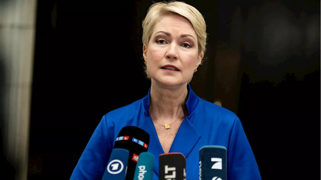 Debatte über Zukunft von ARD und ZDF: Schwesig fordert Einsparungen bei den Öffentlich-Rechtlichen